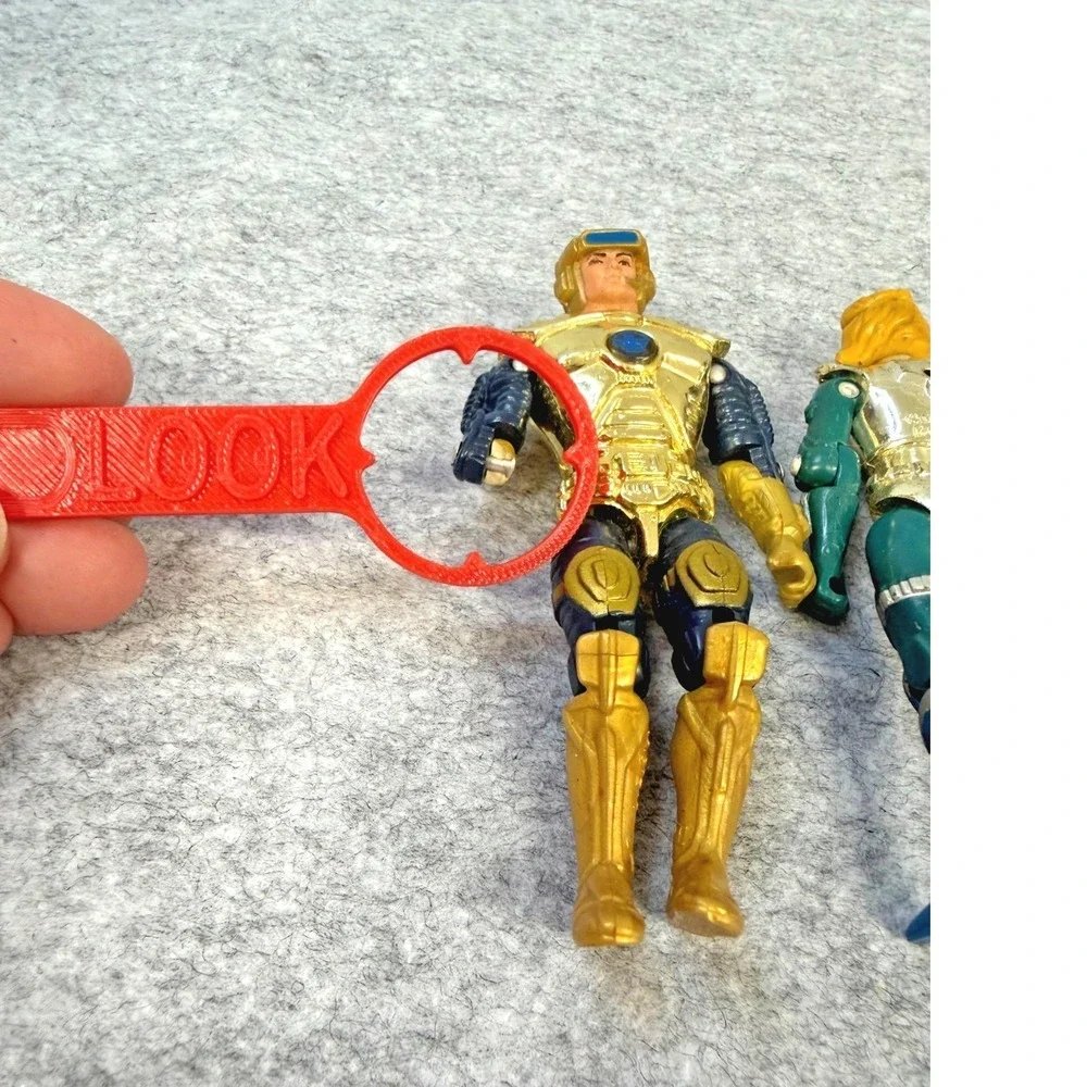 Vintage 1985 Mattel Power Lords Adam‎ Power Shanthi Action Figure Lot Sci-Fi Toy